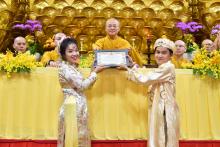 Chùa Giác Ngộ: Trang nghiêm lễ hằng thuận của Thanh Tuấn và Phương Anh