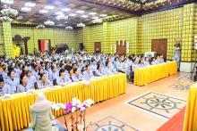 Quy y cho gần 400 Phật tử tại chùa Giác Ngộ