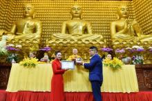 Chùa Giác Ngộ: Ấm áp lễ hằng thuận của Nguyễn Khánh Duy và Vũ Thị Ngọc