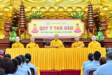 Lễ Quy y đầu tháng 9 âm lịch tại chùa Giác Ngộ