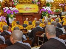 Chùm ảnh: Tụng Kinh và ngồi thiền tối ngày 15/09/2020