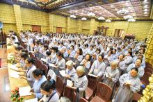 Chùa Giác Ngộ: Khóa tu Ngày An Lạc lần thứ 19