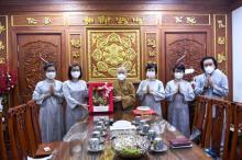 Ban Lãnh đạo Quỹ Đạo Phật Ngày Nay đến thăm Thầy Bổn sư - TT. Thích Nhật Từ nhân ngày 20/11