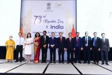 TT. Nhật Từ tham dự lễ Chào mừng ngày Cộng hòa Ấn Độ lần thứ 73