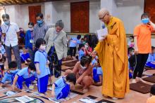 Tự do vui học, tự nhiên phát triển: Chùa Giác Ngộ - Điểm hẹn tu học dành cho hàng trăm em nhỏ