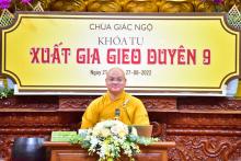 Người xuất gia luôn luôn gìn giữ oai nghi trong từng phút giây