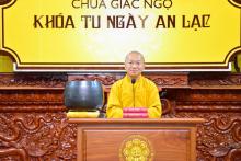 Khóa tu Ngày an lạc cuối cùng với pháp thoiaj đặc biệt "Khép lại" 