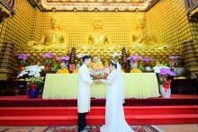 Lễ Hằng thuận tại chùa Giác Ngộ: Hạnh phúc dưới đài sen
