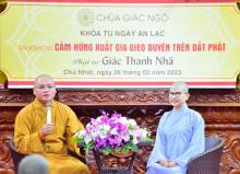 Phật tử giác Thanh Nhã - tấm gương phụng sự đạo pháp không mệt mỏi