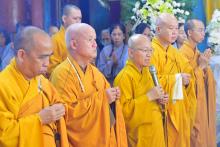 Học viện PGVN tại TP.HCM viếng tang HT. Thích Thanh Sơn