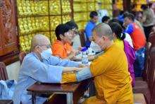 Hiến máu nhân đạo lần thứ 81 tại chùa giác Ngộ