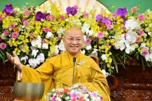 PHÁP THOẠI CỦA TT. NHẬT TỪ VÀ LỄ XUẤT GIA TRONG NGÀY RẰM THÁNG BẢY TẠI CHÙA GIÁC NGỘ