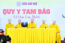 Quy y thường kỳ tháng 6 âm lịch  tại chùa Giác Ngộ