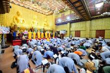 Khóa lễ sám hối cuối tháng Giêng tại chùa Giác Ngộ