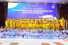 Đoàn 7 BTS Phật giáo Thành phố thăm, sách tấn các hạ trường khu vực ngoại ô