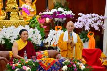 Pháp đàm về thiền của ngài Kyabgön Phakchok Rinpoche tại chùa Giác Ngộ (quận 10, TP.HCM)