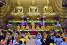 Chùa Giác Ngộ: Nhộn nhịp đêm giao thừa xuân Mậu Tuất 2018