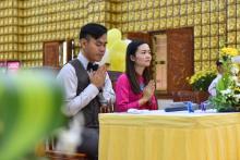 Chùa Giác Ngộ: Lễ hằng thuận của Trần Hồng Ngọc và Lim San Chun