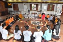 Một số hình ảnh trong khóa tu Tuổi Trẻ Hướng Phật cuối cùng của năm Canh Tý