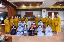 Gia đình Phật tử Nguyễn Thị Thơ (PD. Diệu Thơ) cúng dường Trai tăng tại chùa Giác Ngộ