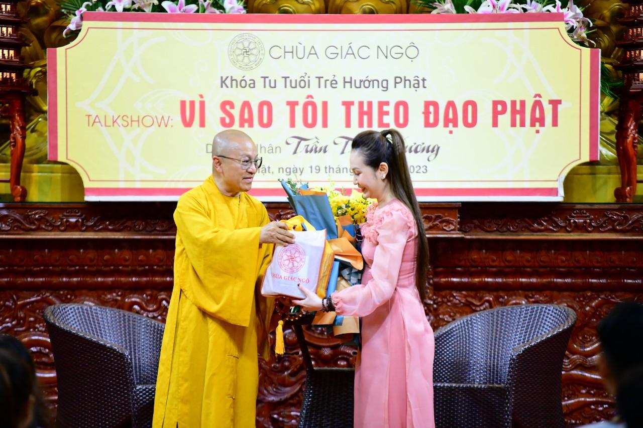 Talkshow Vì sao tôi theo Đạo Phật: Doanh nhân Trần Thu Hương - hình mẫu người phụ nữ thời đại mới