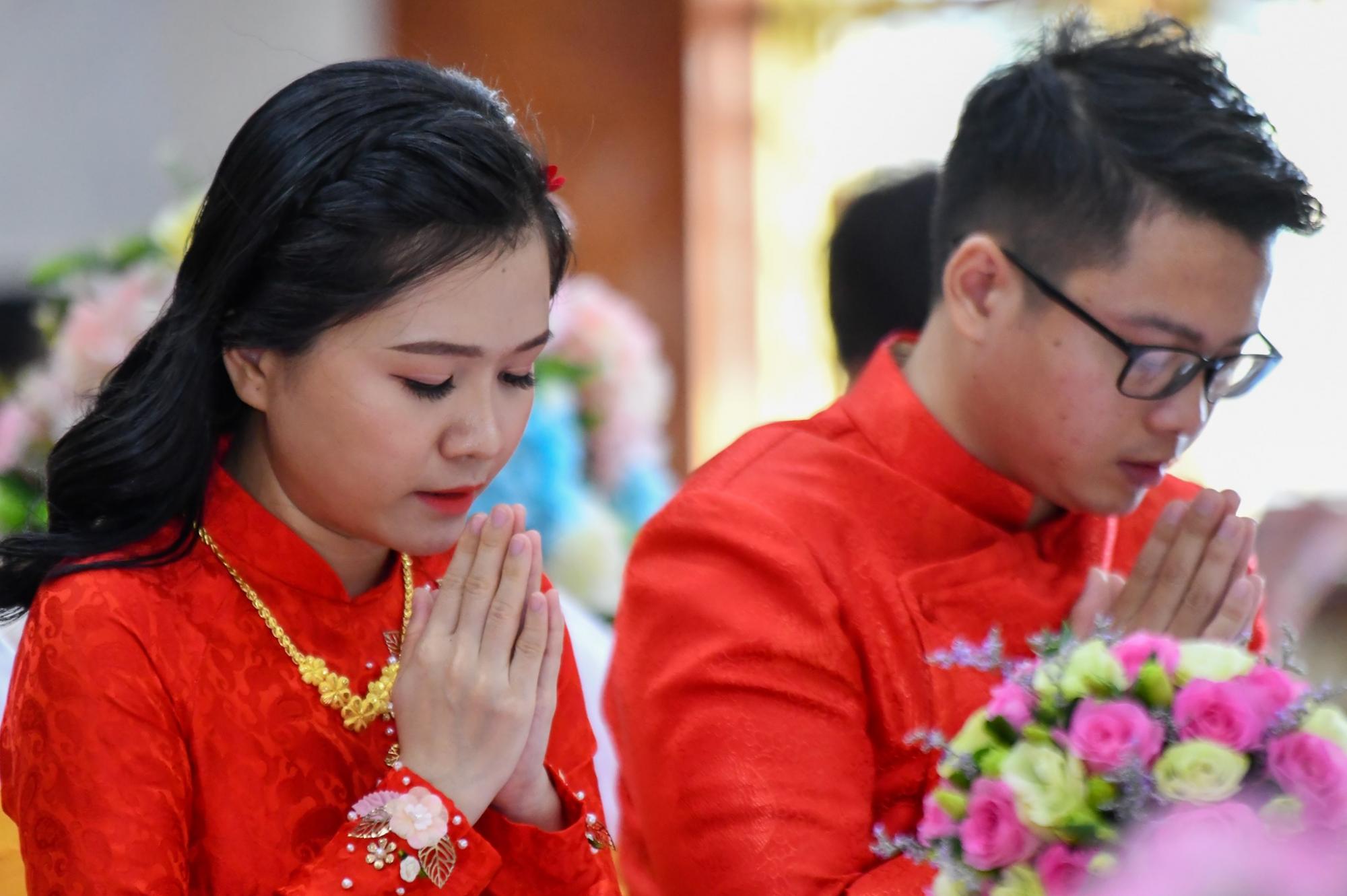 Lễ Hằng thuận của chú rể Hưng Thịnh (PD. Minh Thuận) và cô dâu Ngọc Duyên (PD. Diệu An) tại chùa Giác Ngộ