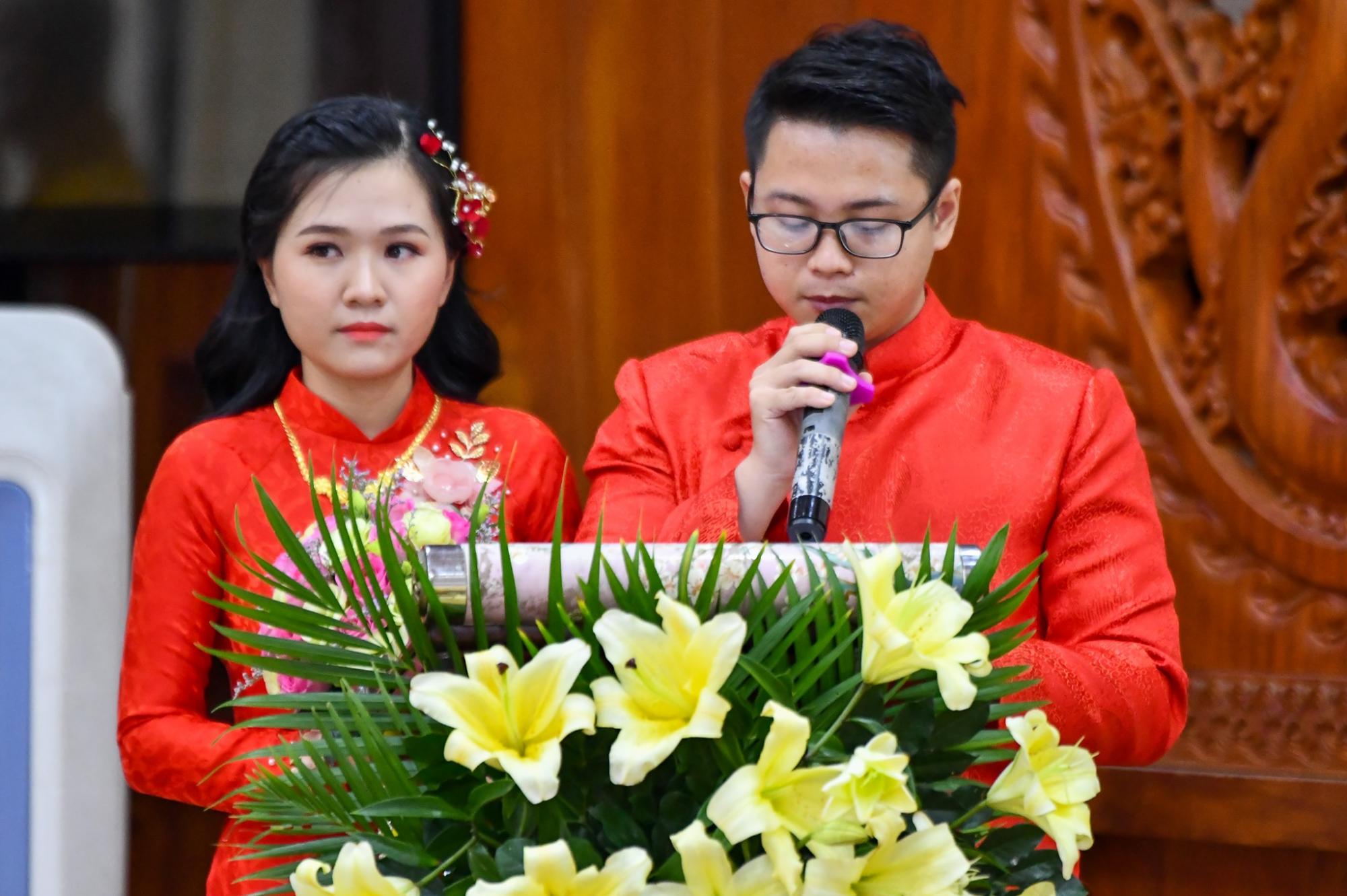 Lễ Hằng thuận của chú rể Hưng Thịnh (PD. Minh Thuận) và cô dâu Ngọc Duyên (PD. Diệu An) tại chùa Giác Ngộ