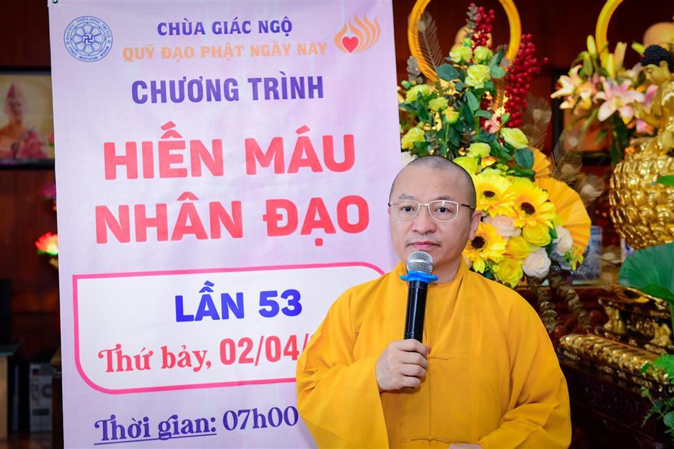 Chùa Giác Ngộ: 723 Phật tử tham gia “sẻ giọt máu đào, trao đời hy vọng” (HM53)