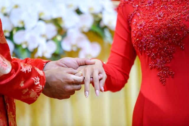 Chùa Giác Ngộ: Lễ Hằng thuận của chú rể Hoàng Long và cô dâu Ngọc Linh