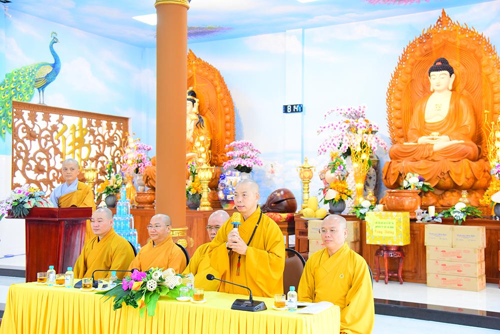 Đoàn 7 BTS Phật giáo Thành phố thăm, sách tấn các hạ trường khu vực ngoại ô