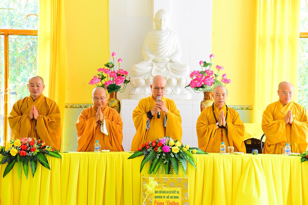 Đoàn 7 BTS Phật giáo Thành phố thăm, sách tấn các hạ trường khu vực ngoại ô