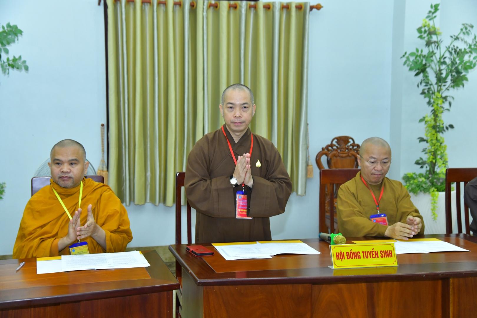 Khai mạc kỳ thi tuyển sinh cử nhân Phật giáo khóa XVIII tại Học viện Phật giáo Việt Nam tại TP.HCM