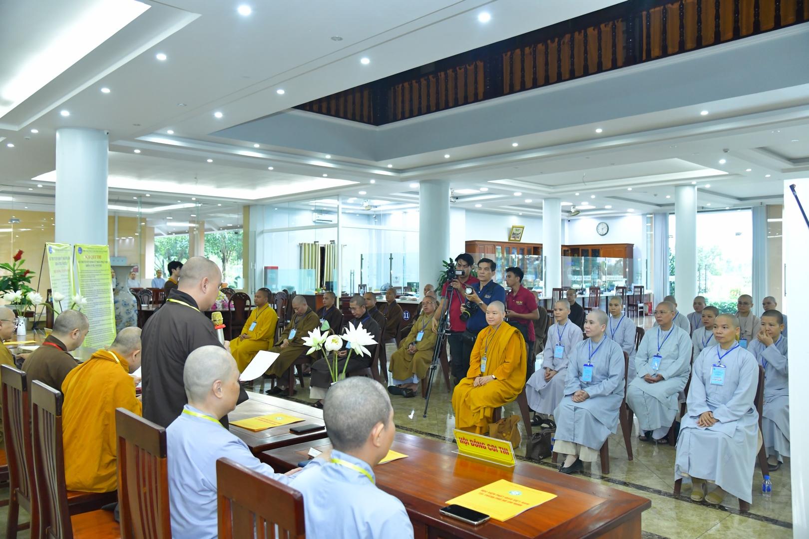 Khai mạc kỳ thi tuyển sinh cử nhân Phật giáo khóa XVIII tại Học viện Phật giáo Việt Nam tại TP.HCM