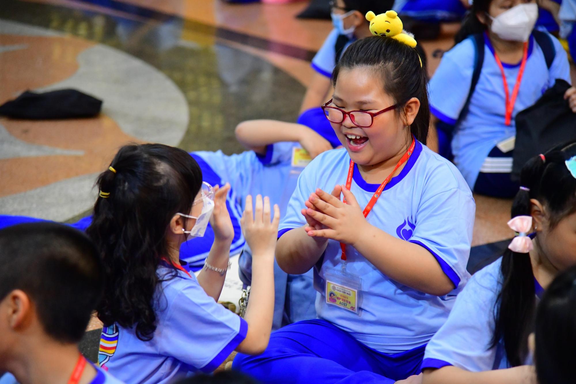 Sôi nổi khóa tu Búp sen từ bi tại Chùa Giác Ngộ