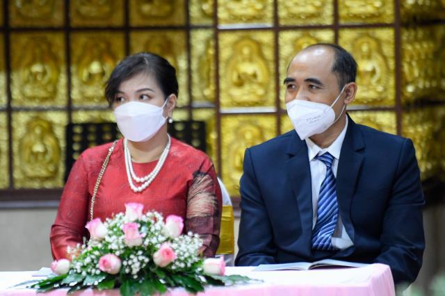 Chùa Giác Ngộ: Lễ Hằng thuận của chú rể Hoàng Long và cô dâu Ngọc Linh