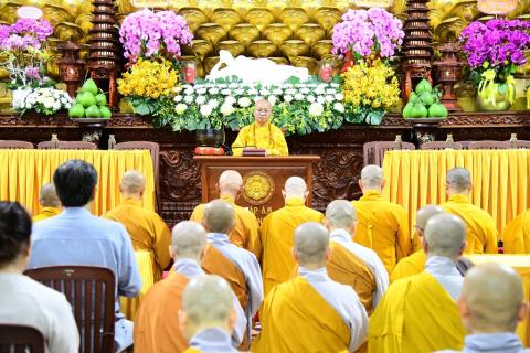 LỄ TƯỞNG NIỆM ĐỨC PHẬT NHẬP NIẾT-BÀN VÀ MỪNG NGÀY TIẾP NỐI LẦN THỨ 58 CỦA SƯ PHỤ THÍCH NHẬT TỪ: THẮP SÁNG TINH THẦN TRI ÂN VÀ TIẾP NỐI CHÁNH PHÁP