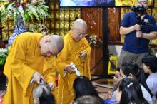 TP.HCM: Gần 170 hành giả tham dự khóa tu Xuất Gia Gieo Duyên tại chùa Giác Ngộ