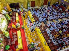 Đại lễ tưởng niệm đức Phật nhập Niết-bàn và mừng Ngày Tiếp nối lần thứ 54 của Sư phụ Thích Nhật Từ