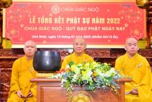 Chùa Giác Ngộ (TP.HCM) tổng kết công tác Phật sự năm 2022