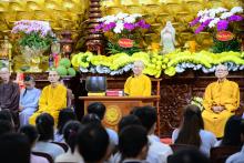 Chùa giác Ngộ: Sôi nổi khóa tu Tuổi trẻ hướng Phật đầu xuân Qúy Mão