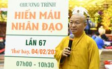 Chùa Giác Ngộ: Gần 450 tình nguyện viên hiến máu đầu xuân