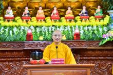 Sôi nổi khóa tu Tuổi trẻ hướng Phật chùa Giác Ngộ