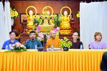 Khai giảng Lớp thư pháp Việt chùa Giác Ngộ khóa IX