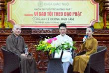 Phật tử Diệu Lâm về chùa Giác ngộ giao lưu với gần 1.000 Phật tử trẻ