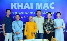 Lên kế hoạch tổ chức Hội trại Mỹ thuật Phật giáo với hòa bình 2023