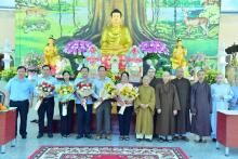 Đoàn MTTQ Việt Nam TP.HCM thăm Học viện PGVN tại TP.HCM 