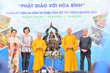 Khai mạc Triển lãm ảnh nghệ thuật "Phật giáo vì hoà bình"