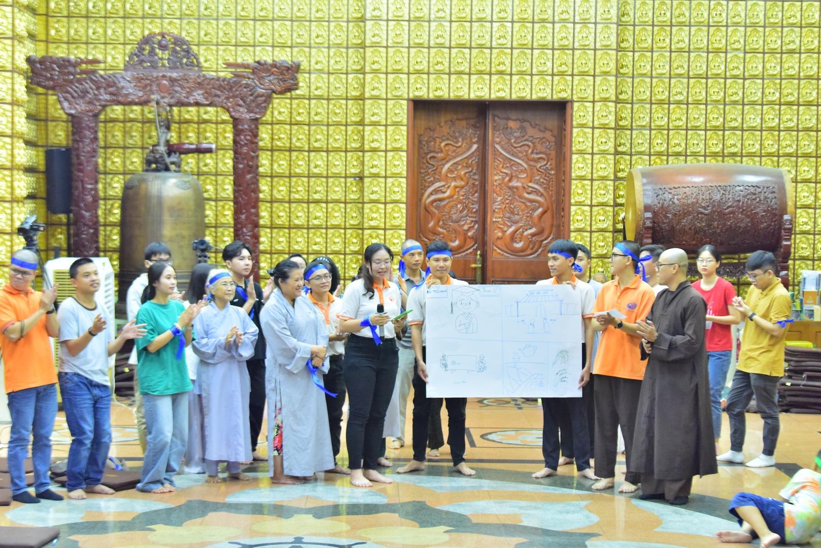 Sôi nổi Khóa tu cuối  tuần tại chùa Giác Ngộ