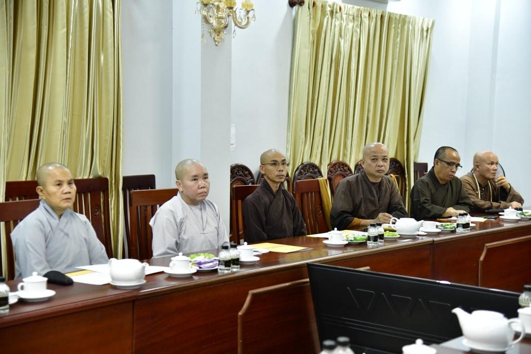 HĐĐH Học viện PGVN Tại TPHCM tổ chức phiên họp thảo luận về việc thiết kế và bàn giao của Thư viện mới