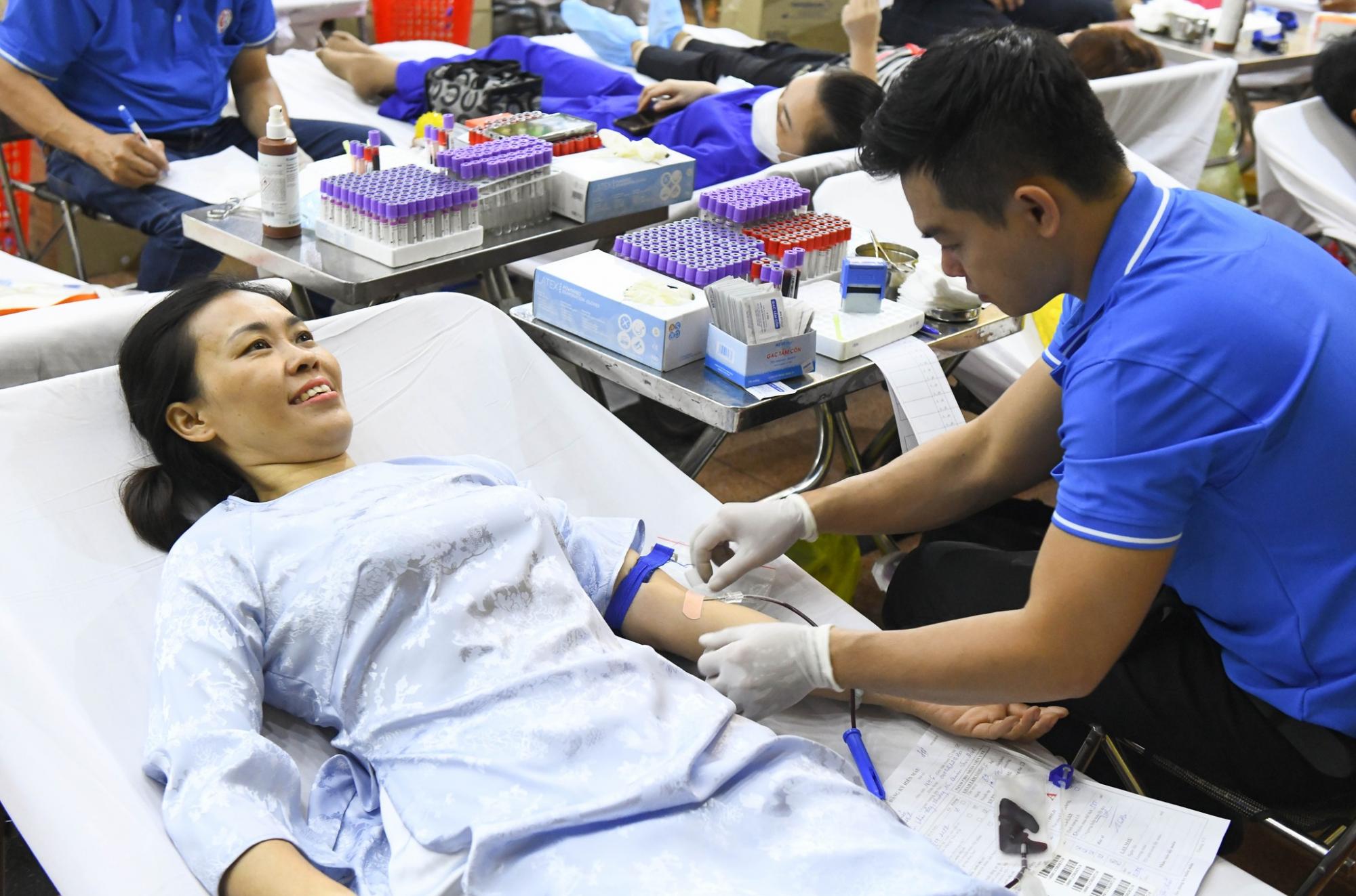 Chùa Giác Ngộ: Gần 450 tình nguyện viên hiến máu đầu xuân